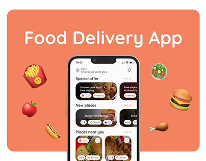 Food delivery concept app