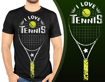 tennis tshirt design