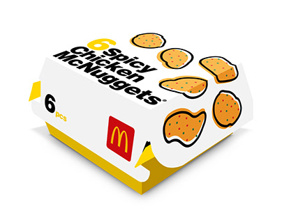 MCD Spicy Chicken McNuggets Packaging 2019