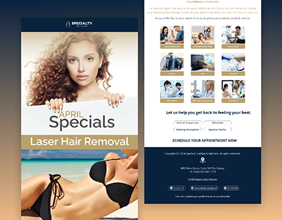 Spa and Wellness Company Emailer Template