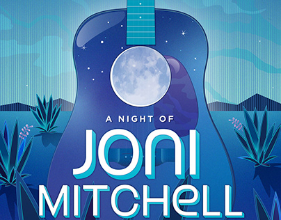 Joni Mitchell Concert Poster