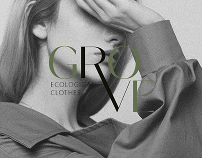 Identity for an ecological clothing brand GROVE