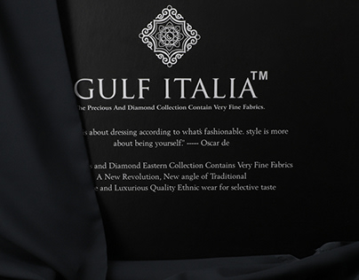 Gulf Italia Unstitched Fabric - Editorial Photography