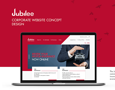 Jubilee Corporate Website Design