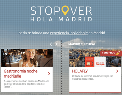 Stopover - Hola Madrid / Iberia