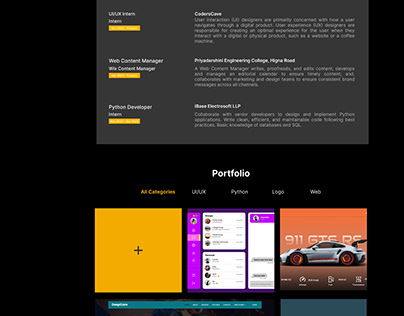 Project thumbnail - Designing portfolio using Figma tool