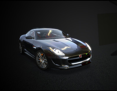 F-Type R - Mobile game model