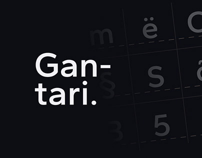 Gantari - Free Font
