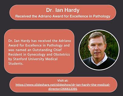 Dr. Ian Hardy Received the Adriano Award