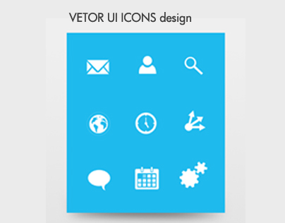 Vector UI icon design