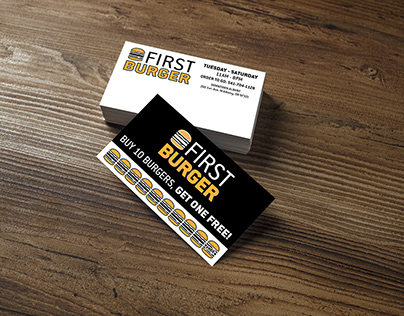 First Burger - Frequent Buyer Card
