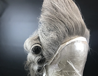 18th Century Style Wig on Human Hair Wig