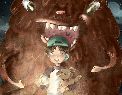 "Fear the Monster/Canavardan Kork" Fantasy Illustration