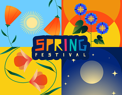 Spring Festival - Brand Identity
