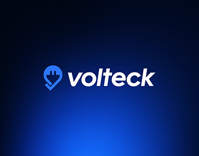 Volteck EV logo Brand Identity Design
