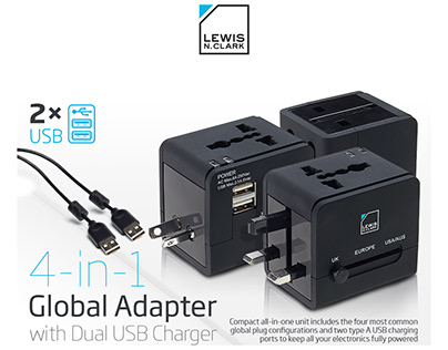 Amazon EBC for Global Adapter Dual USB Charger for LCI
