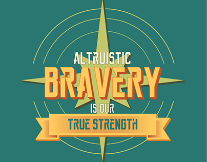 Project thumbnail - Bravery Typography Project