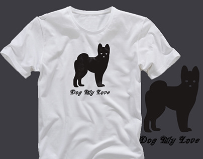 Dog T-shirt Mockup Design