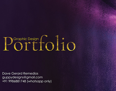 Graphic design Portfolio ( Dave Remedios)