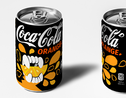 Coke ORANGE | Label Design
