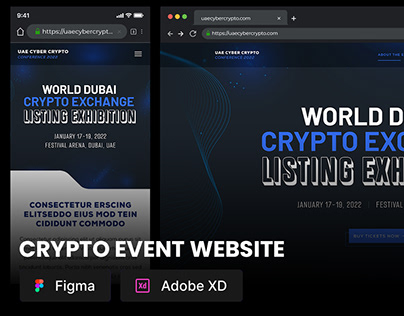 Crypto Event Website