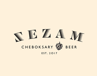 SEZAM bar & brewery, logo & interior design