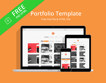 Portfolio Template PSD HTML Free Download