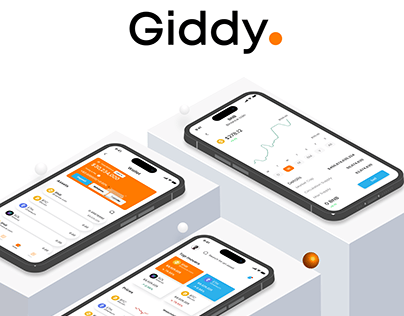 Giddy Crypto wallet UI/UX Case study