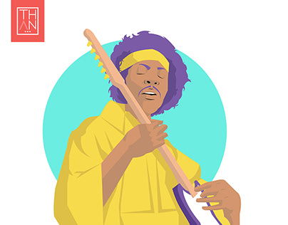 Jimi Hendrix Illustration