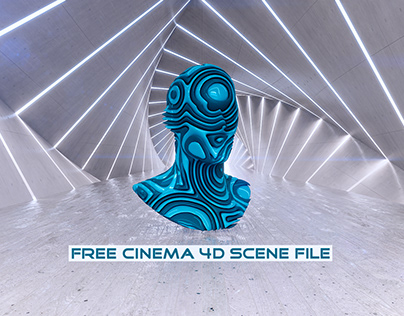 Abstract Object | Free Cinema 4D Scene File