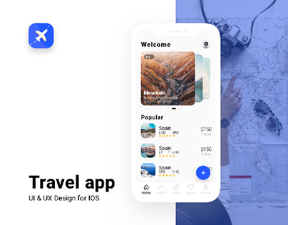 Travel App ui/ux