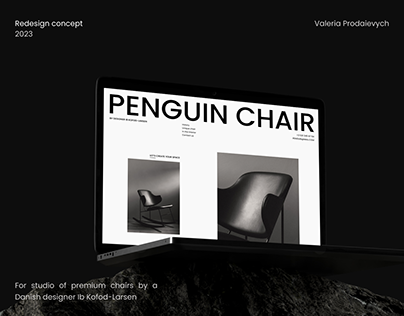 Web site for premium studio of danish furniture