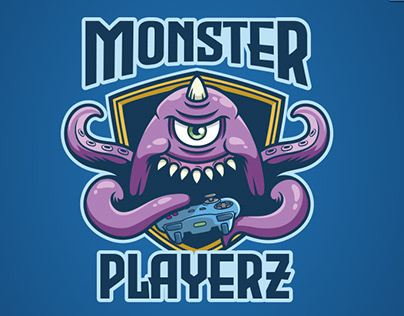 Monster Gamer Esport Logo Template