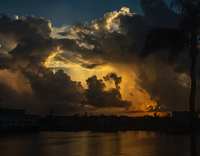 Sunrise Storms Over Gulfport