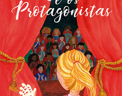 Ilustração para capa do livro Léia e os Protagonistas