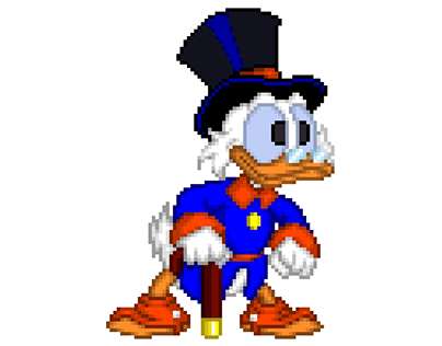 Scrooge McDuck (Capcom Style Sprites)