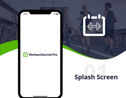 WorkoutJournal Pro Fitness Mobile Application UI UX