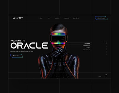 The Oracle Web Ui Landing Page Design