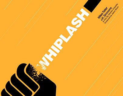 Swiss Design Movie Poster Project (Whiplash)