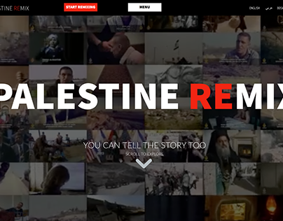 Palestine Remix - Website, AJE
