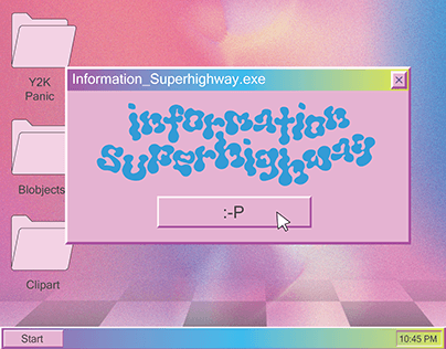 Information Superhighway Y2K Typeface