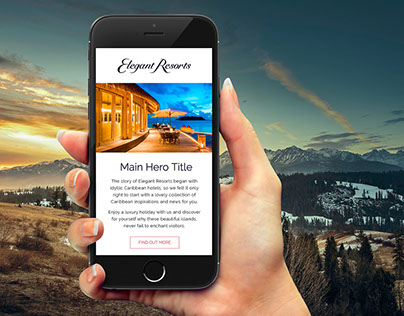 Responsive Email Design - Elegant Resorts