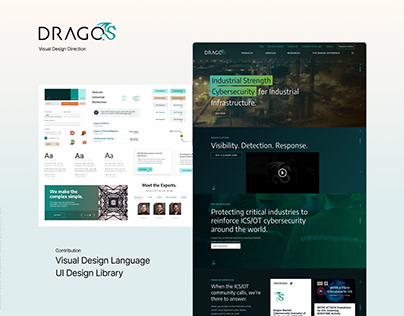 Project thumbnail - Dragos Website Visual Language