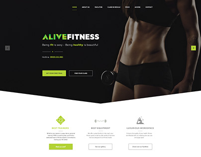 [Web Design] Alive Fitness