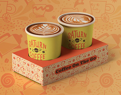 Logo, Branding Design, & Illustration: Saturn Coffee