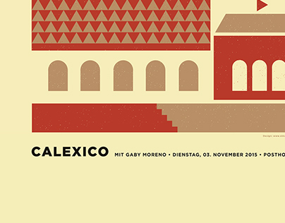 Calexico Screenprint 2015