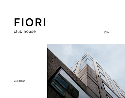 Club House Fiori — real estate | Landing page
