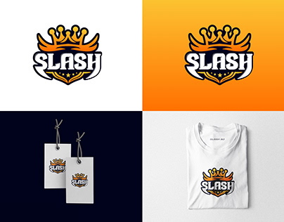 King crown Slash -Clothing brand logo