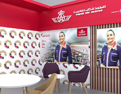 Royal Air Maroc - Stand 3D