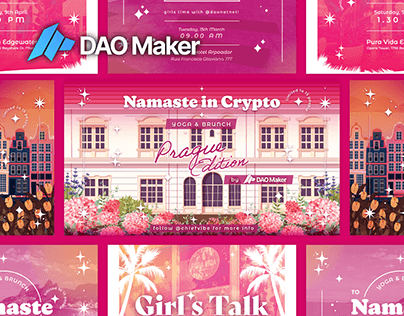 Namaste in Crypto | Illustration and Graphic Design